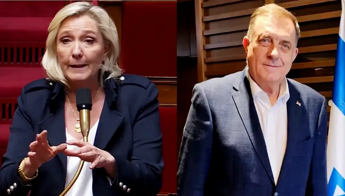 Az "üldözöttek társasága": Marine Le Pen és Milorad Dodik