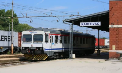 A károlyvárosi vasútállomás, fontos közlekedési csomópont