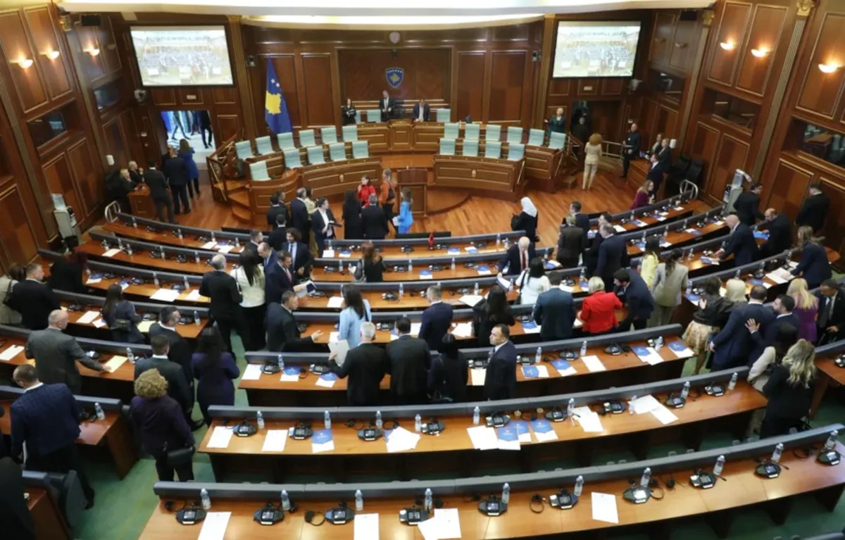 A koszovói parlament mára befejezte