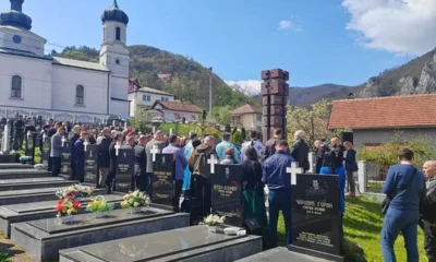 Megemlékezés az orosz önkéntesek napján Visegradban (Fotó: RTRS)