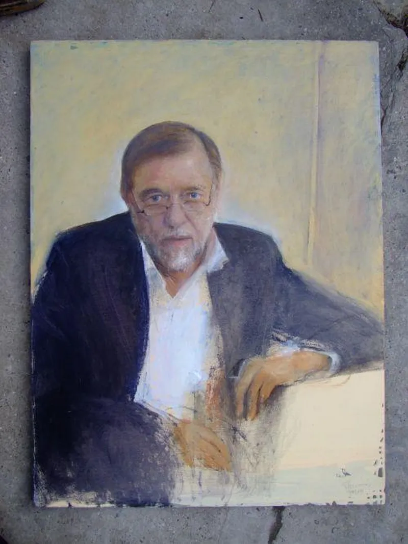 Élet és karambol: Szajkó István emlékére 2 Tolnai Ottó (Szajkó István festménye, 2009)