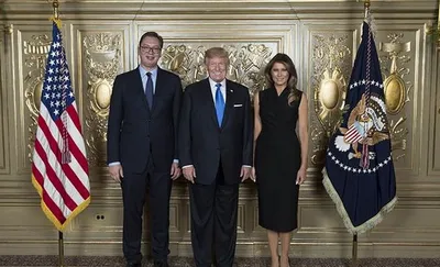 Trump Vucic Melania