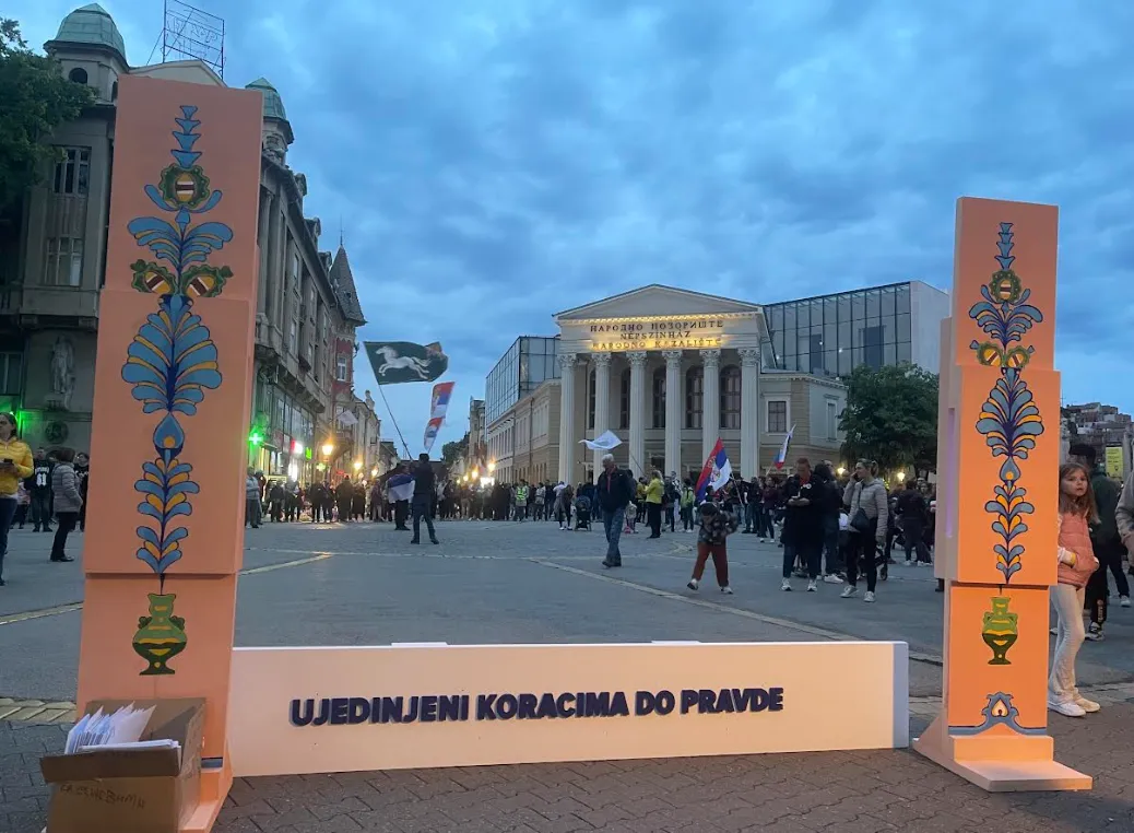 Félnapos megmozdulás Szabadkán, "Észak hív" mottóval