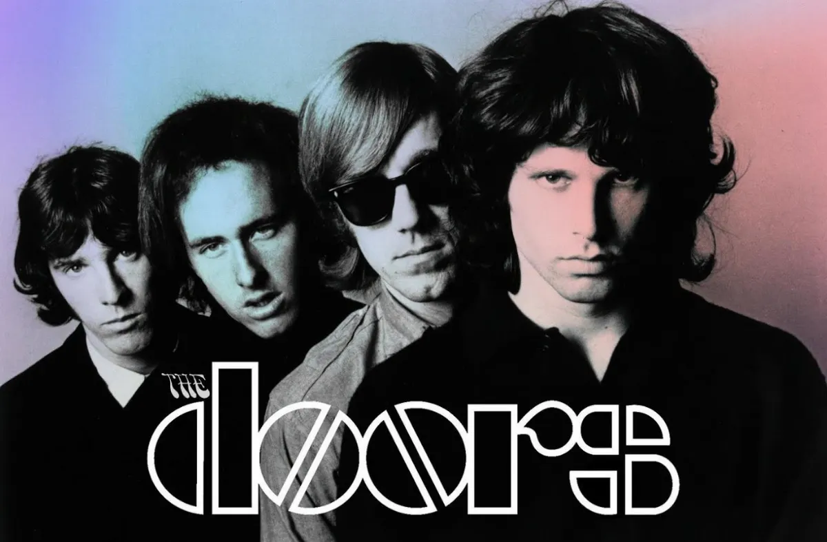 A THE DOORS pszichedellikus, blues&jazz-beütéses hard rock együttes élén JIM MORRISON névvel vált világhírűvé