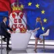 Marko Đurić szerb külügyminiszter az RTS szerb közszolgálati televízióban jelezte, hogy Amerikával is jóban szeretnének lenni (Forrás: Screenshot)