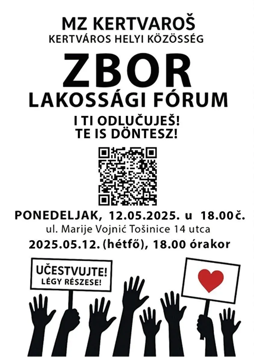Egy lakossági gyűlés meghívója