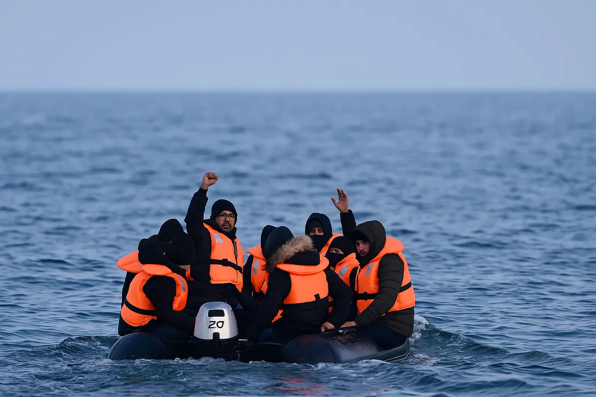 A csatorna nem akadály, ezrével érkeznek a csónakos migránsok Nagy-Britanniába (A kép illusztráció, forrás: MI)