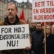 A dánok szerint már most is túl magas a nyugdíjkorhatár, ezért követelik a méltóságteljes öregkorhoz való jogot