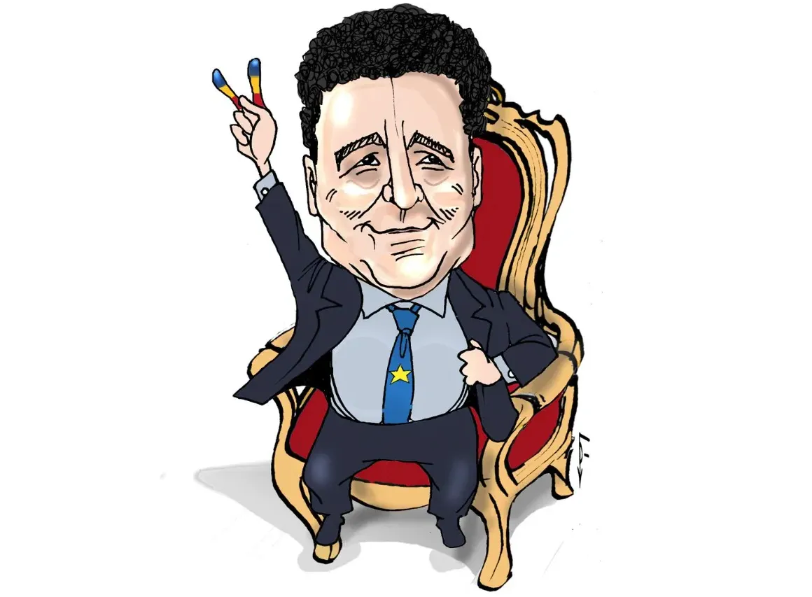 Léphaft Pál karikatúrája