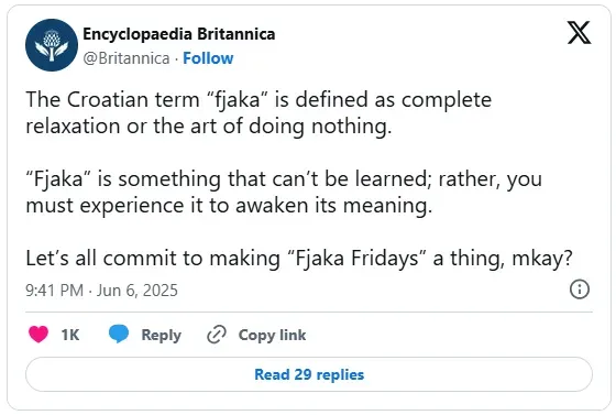 A "fjaka" olyasvalami, amit nem lehet megtanulni; inkább meg kell tapasztalni. A fogalom még nem került be a Britannica online kiadásába