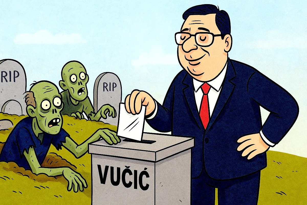 Zaječarban a holtak is Vučićra szavaztak - állítja a helyi ellenzék, amely a választások teljes megismétlését követeli