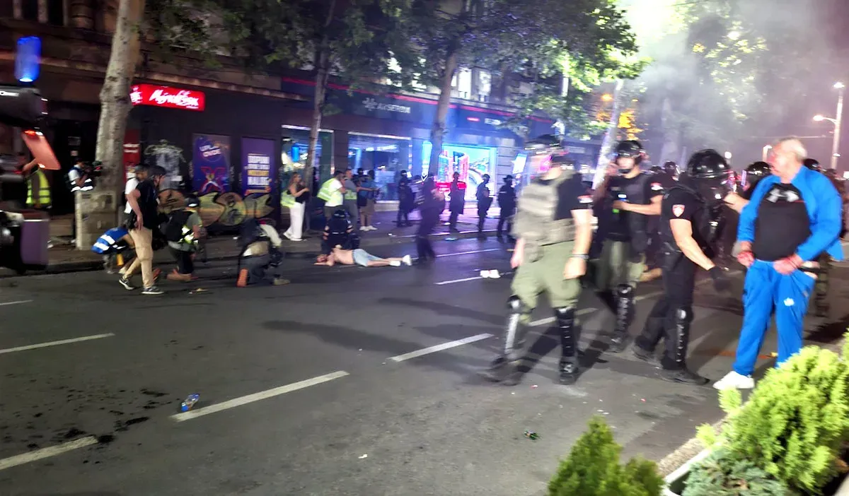 Belgrádi "csendélet" rendőri beavatkozás után