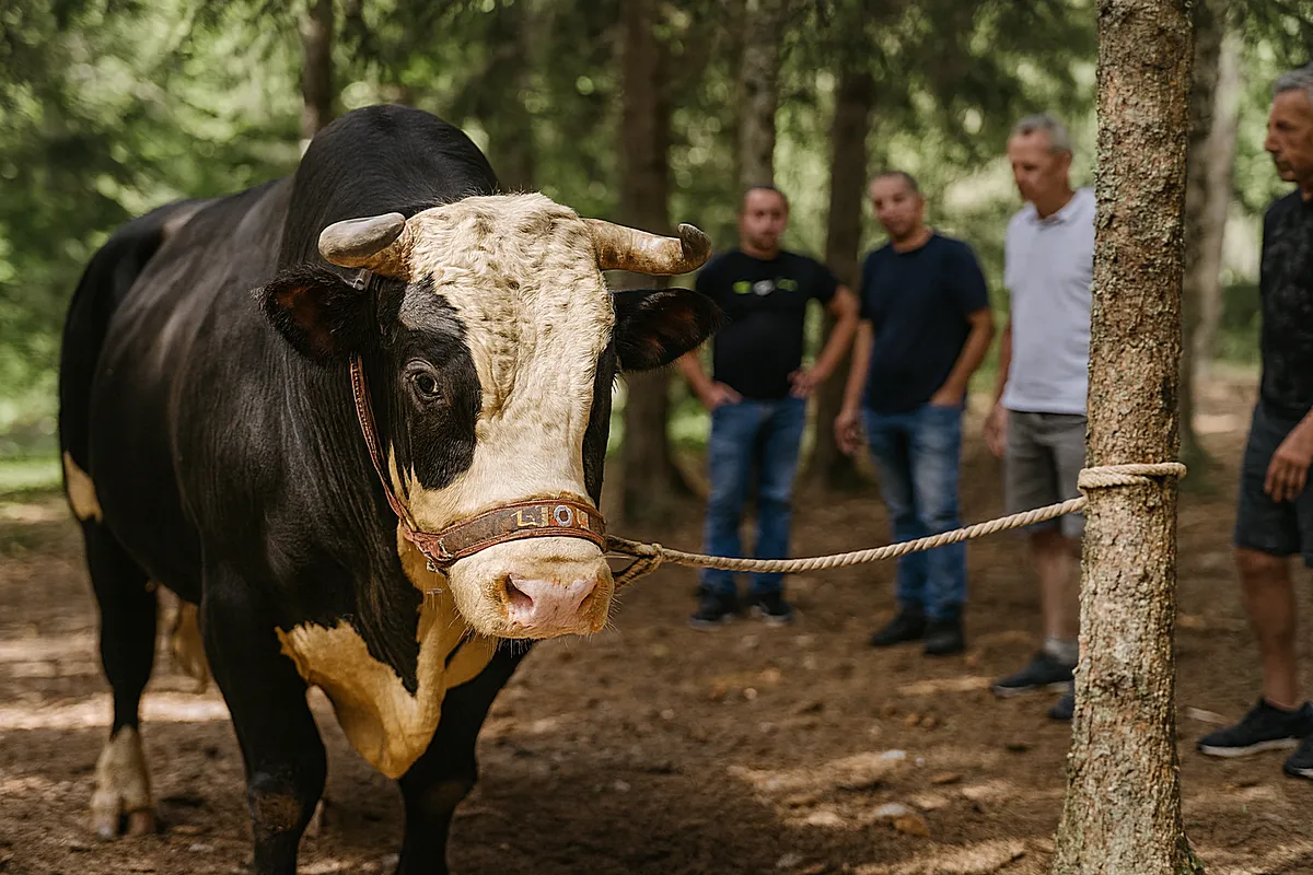 Betiltás vár-e boszniai bikaviadalokra, a kép illusztráció, amely egy eredeti felvétel alapján készült