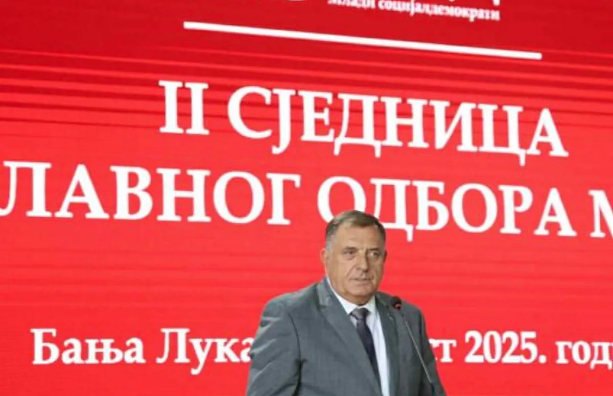 Dodik a fiatalok központi bizottsági ülésén