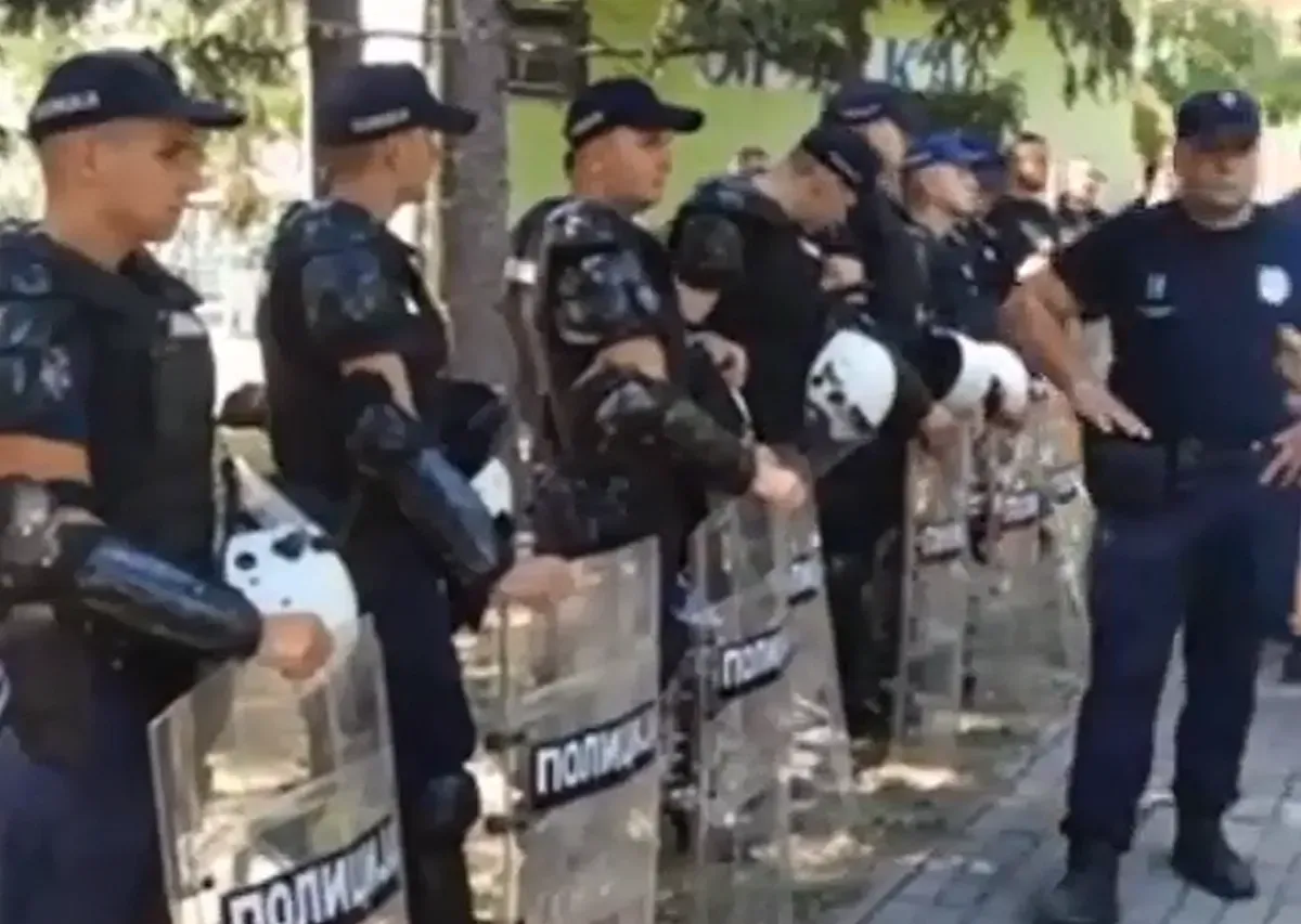 A rendőrök csak akkor avatkoztak be, amikor már minden befejeződött