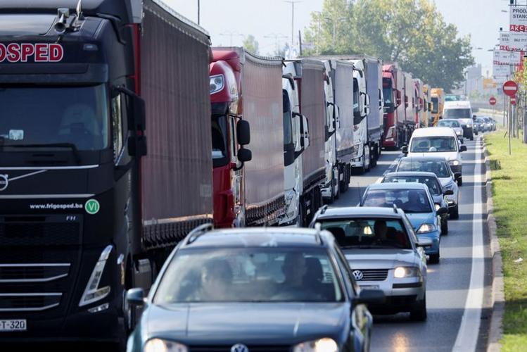 Teherautó-sofőrök blokádja Horvátországban