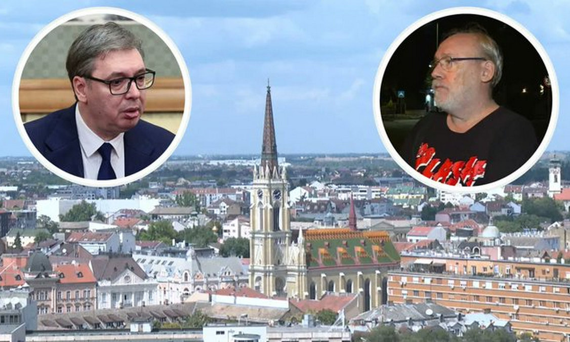Duško Radosavljević egyetemi tanár és politikai elemző szerint a szerb elnök gyűlöli Újvidéket (Forrás: N1)