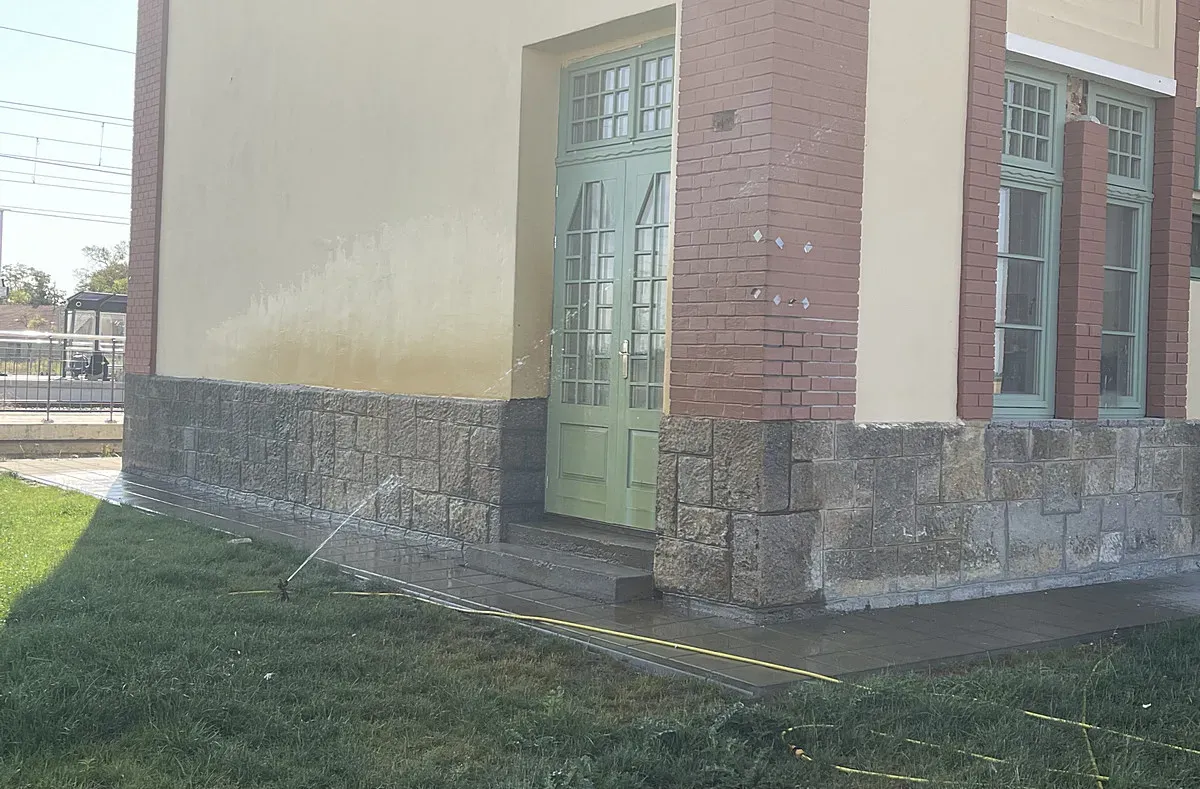 Balkán pázsit: nem nehéz kitalálni, hogy mitől vizesek a falak