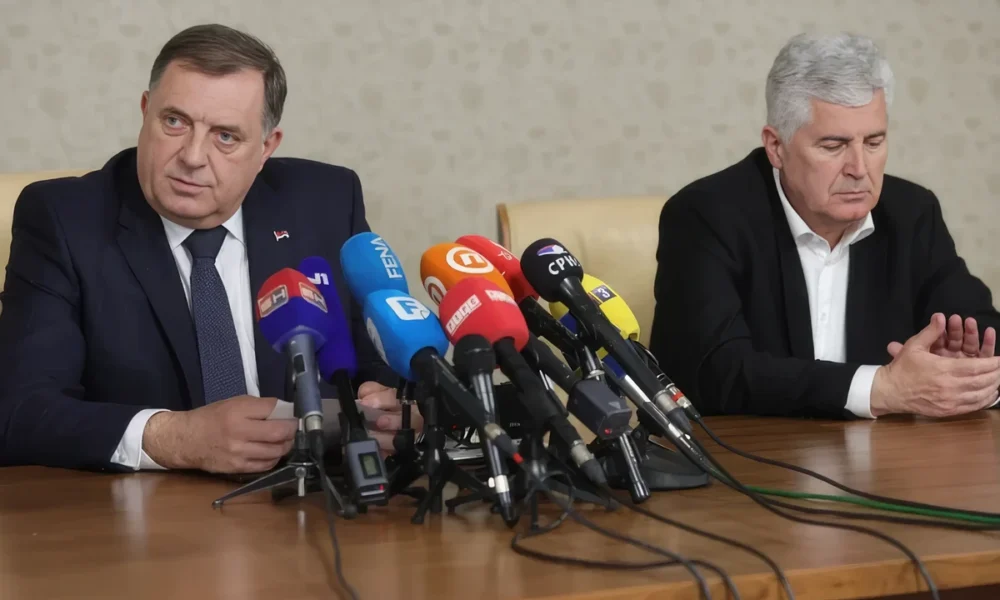 Két körmönfont vezető váratlan találkozót tartott Banja Lukában, a fő téma a "harmadik entitás" volt (Forrás: Klix)