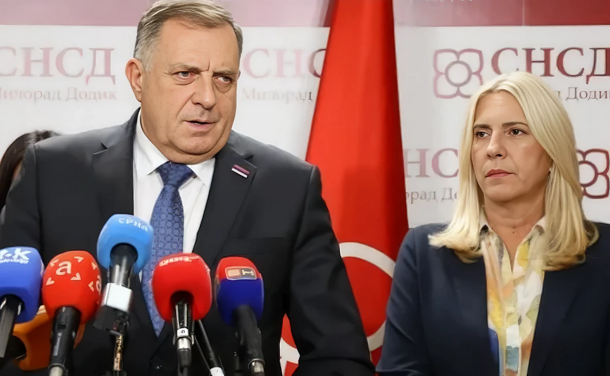 Az Egyesült Államok megszüntette a szankciókat Milorad Dodik és asz általa vezetett politikai galeri, például a képen látható Željka Cvijanović ellen is. Aleksanar Vučić szerfbiai elnök vérnyomása jelenleg 250/200 környékén lehet, Dodiknak ugyanis sikerült megnyernie az amerikaikat, neki viszont nem.