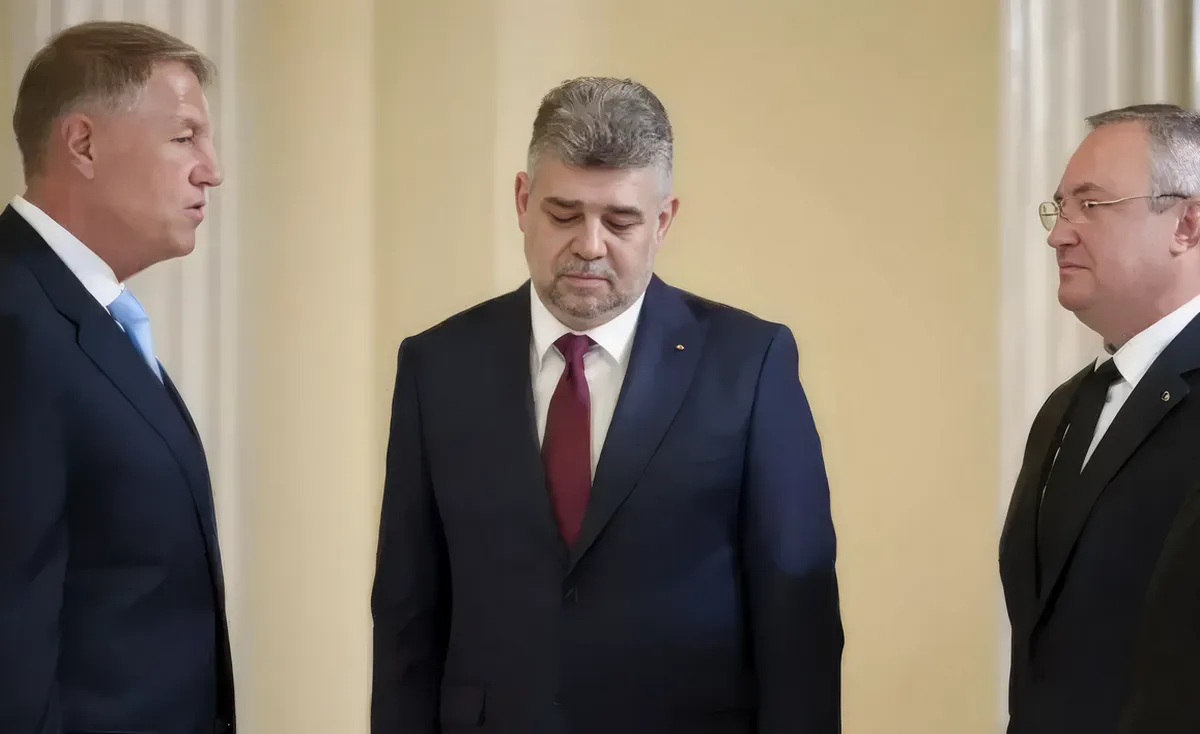 Az oroszok embere vagy a román politika sarja Călin Georgescu? 5 Egy év alatt az egész gárda ment a lecsóba. A román állam egykori első emberei, Klaus Iohannis, volt elnök, Marcel Ciolacu, volt miniszterelnök, és Nicolae Ciucă, a szenátus volt elnöke (Forrás: Libertatea)