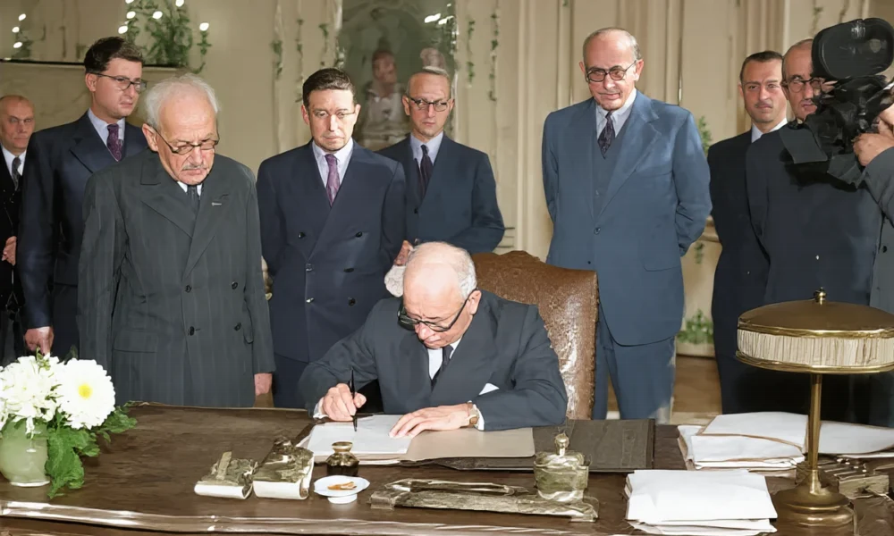 1945. október 19-én Edvard Beneš elnök elrendelte, hogy a Csehszlovák Köztársaság területén élő német és magyar állampolgárságú személyek teljes vagyonát állami kezelés alá helyezzék. Ezt követően mindkét kisebbség tagjai ellen vad és összehangolt kiűzetések indultak