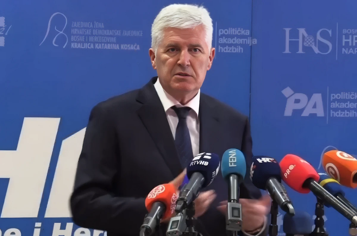 A bosznia-hercegovinai horvátok vezetője szerint törvénymódosításra van szükség, de két héten belül leülnek tárgyalni. Dragan Čović április 17-én mondta (Forrás: Screensot)