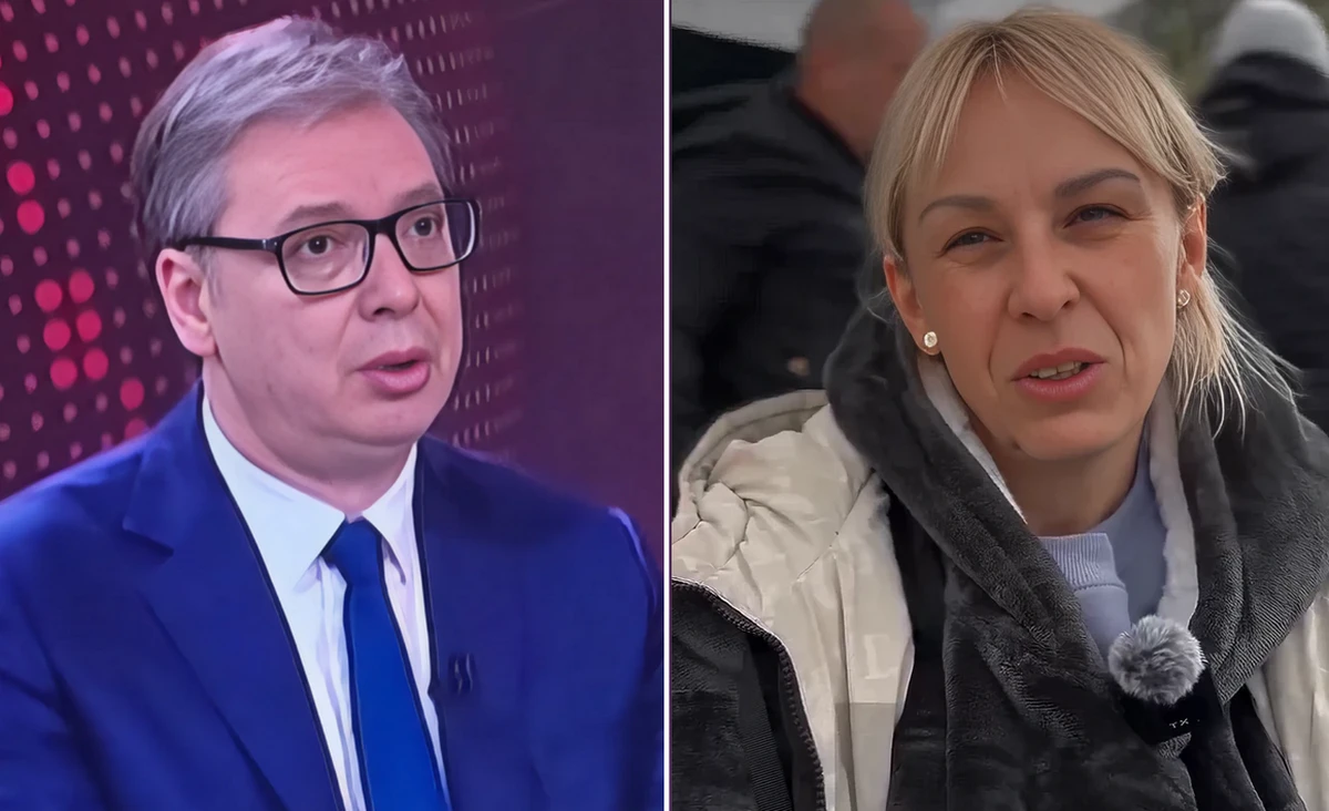 A szerb elnök sok mindenről beszélt, mint mindig, de Dijana Hrka nem bocsát meg neki. Ez az éhezők viadala szerb módra