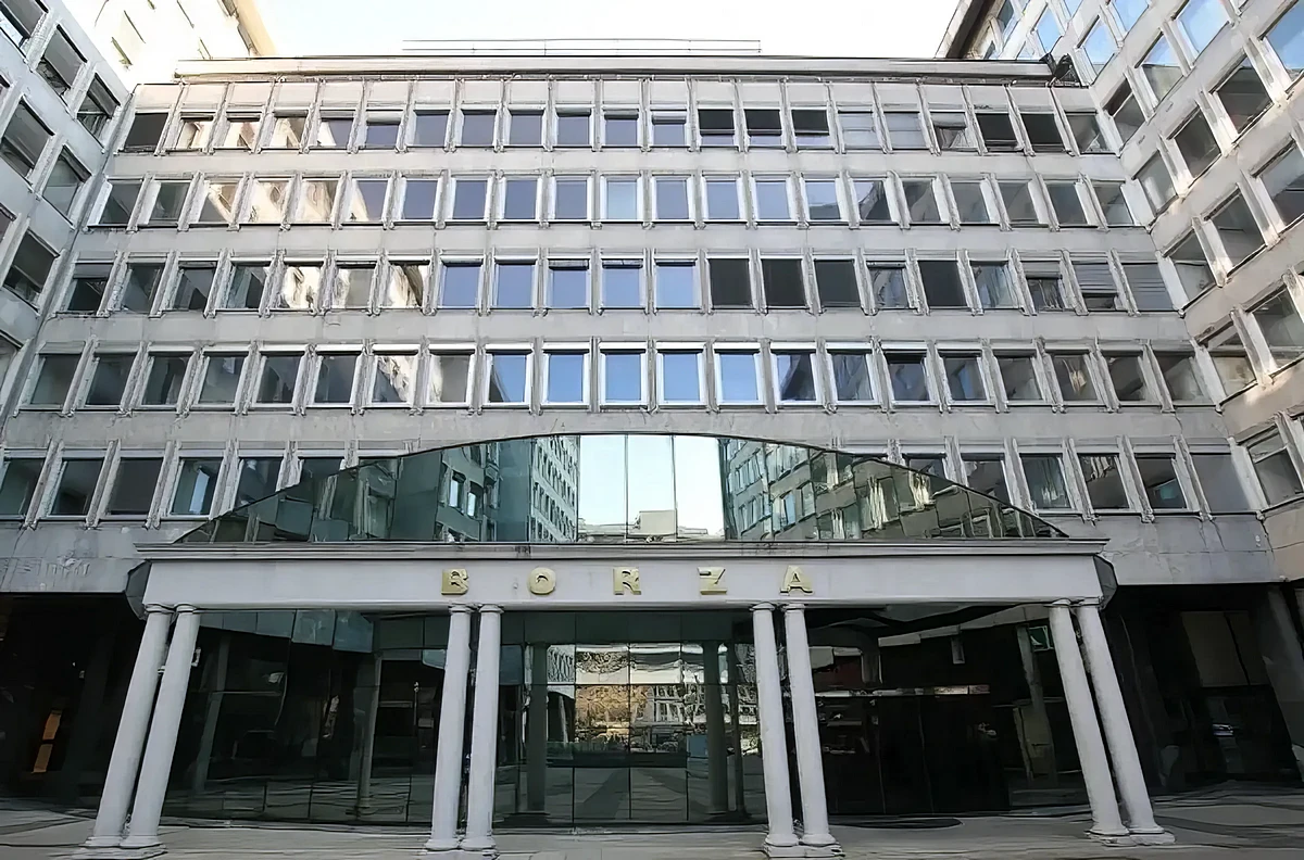 A horvát állam hirtelenjében két tőzsde tulajdonosa lenne 3 A szlovén kormány nem engedi, hogy a Ljubljanai Tőzsde horvát állami tulajdonba kerüljön, a képen a Ljubljanai Értéktőzsde (Forrás: X platform)