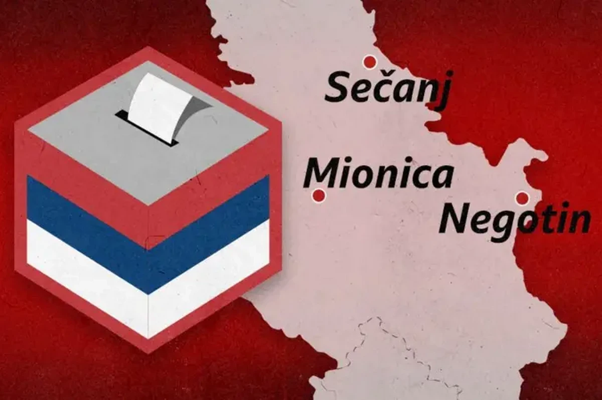  A három település, ahol a  hétvégén helyhatósági választásokat tartanak. A képet fél Szerbia a BBC szerb adásától csente el