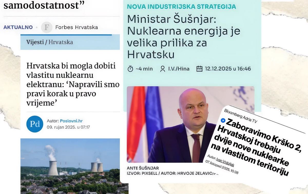 A horvát gazdasági miniszter atomerőműben gondolkodik a "biztos jövő" érdekében