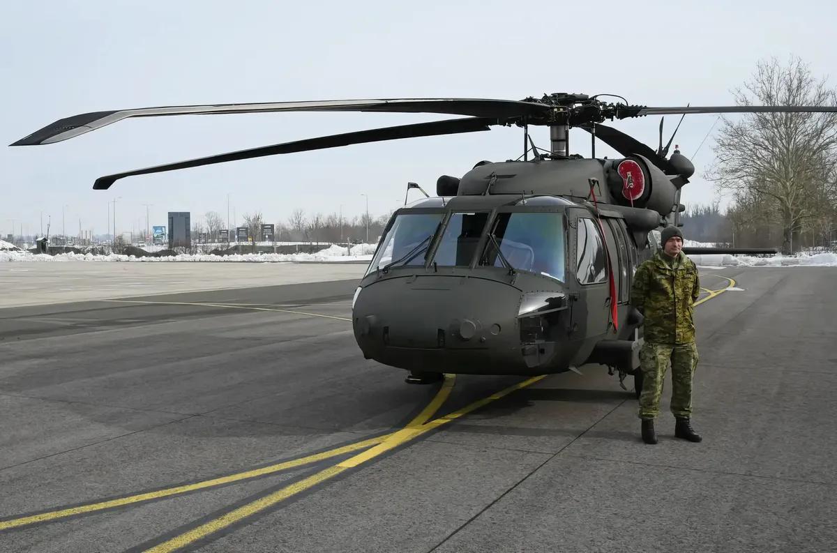 Már nem is Ukrajna, hanem Grönland a NATO fő prioritása 2 A fekete helikopter, amely a horvát miniszterelnök szerint egyik szimbóluma a horvát fegyveres erők erejének és átalakulásának