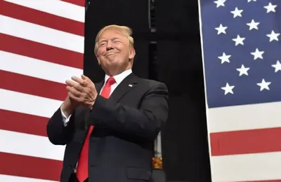 Büszke Donald Trump