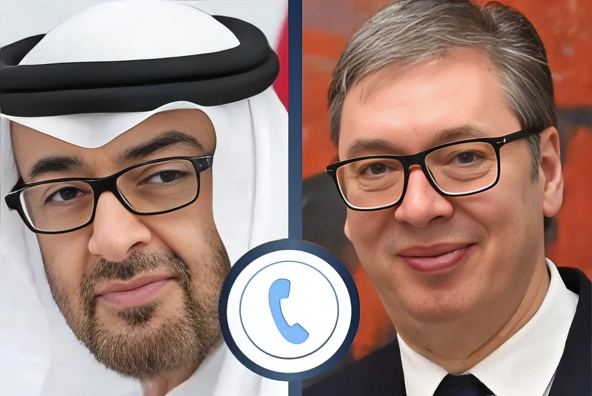 Szerb kormánymédia: Vučić rémísztő jóslata valóra vált 4 A szerb elnök közben telefonon beszélt kedvenc sejkjével (Mohammed bin Zayed Al Nahyan, röviden MBZ sejk), miután Dubait is találat érte