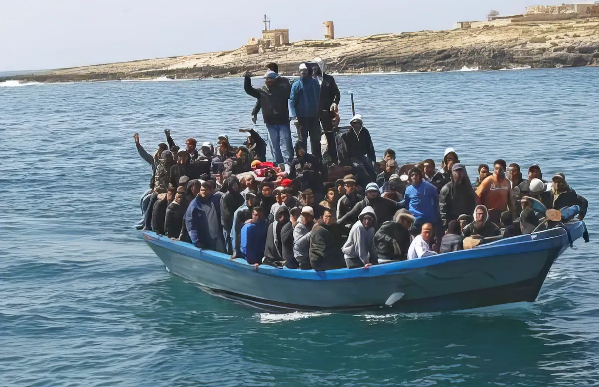 Február 9-én a Guardia di Finanza V836 és V1104 jelű járőrhajói 48 migránst, köztük egy kiskorút mentettek ki Lampedusa partjainál