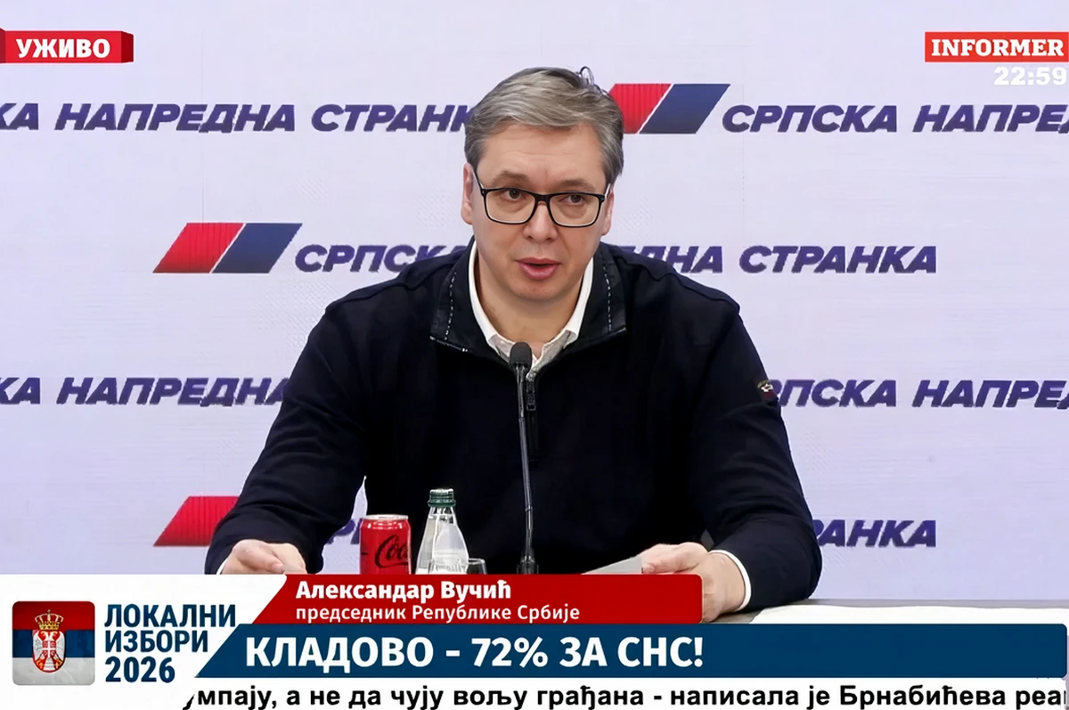 A szerb elnök még nem allergiás az aszpartámra, ezért bírja a Zero Colát, Vucic eredményt hirdetett