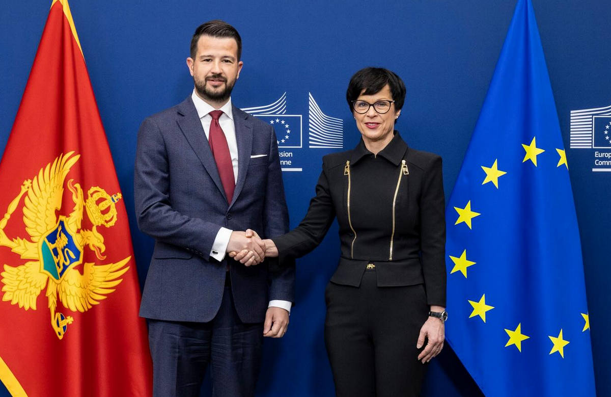 A montengrói államfő most Marta Kos szívébe igyekezett belopni magát, Milatović általában a "három uniós grácia" - Ursula von den Leyen, Kaja Kalas és Marta Kos körül legyeskedik. VBajon beszélt-e neki a félelnöki rendszerre való átállásról?