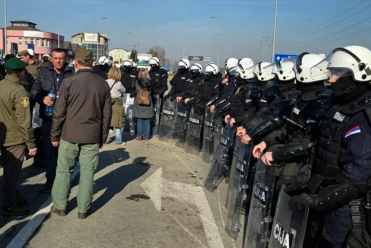 Rendőri demokrácia: A szerbiai fehérfejű teknősbékák (testudo albiceps Serbiensis) már a falvakban is keménykednek a gazdákkal szemben (Forrás: Nova.rs)