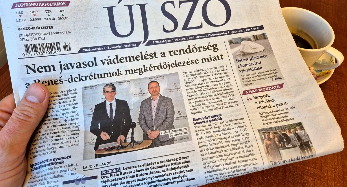 Reggeli kávé és az Új Szó