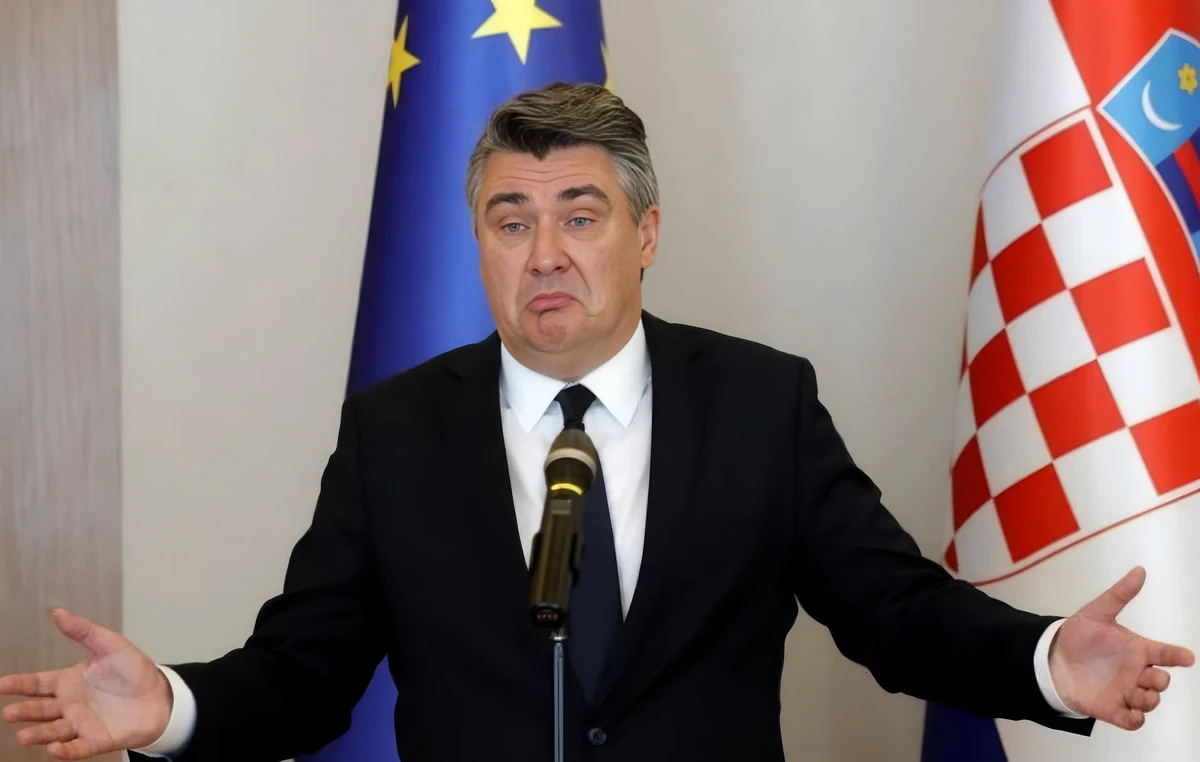Milanović: A magyarok bármilyen eredetű olajat szállíthatnak 4 Zoran Milanović az Európai Uniót nemrégiben „házimacskafalkának” nevezte, Ursula von der Leyent pedig „csak egy hivatalnoknak”