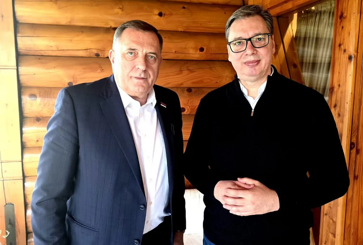 „Tartalmas beszélgetés” Belgrádban: Vučić és Dodik mindenben egyetértett a szerb nép sorsát illetően
