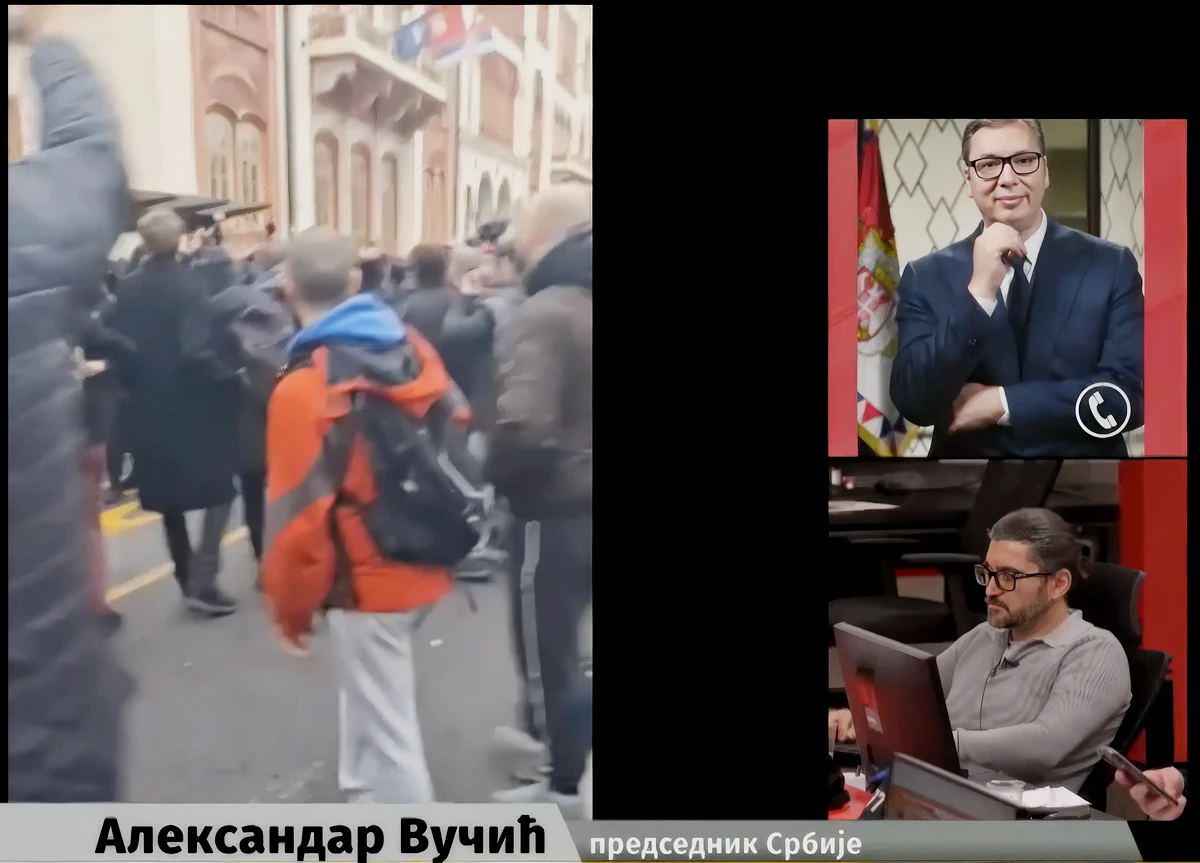 A szerb elnök telefonon jelentkezett be a nagyon-nagyon rezsimhű Informer televízió műsorába