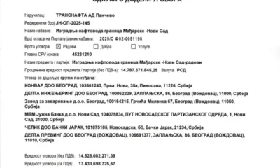 A hivatalos döntés arról, hogy az MVM cége köré tömörülő konzorcium építheti a szerb-magyar olajvezetéket. A teljes dokumentum az első linkben