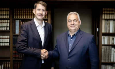 Orbán Viktor utolsó miniszterelnöki munkanapján a Karmelitában fogadta Pásztor Bálintot, a VMSZ elnökét (Forrás: Facebook, VMSZ)
