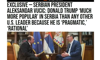 Vučić a Breitbartnak azt mondta, hogy a szerbek emlékeznek még arra, hogy Bill Clinton idején NATO-gépek jelentek meg Belgrád felett. Nem meglepő tehát, hogy a Clinton név nem feltétlenül vált ki könnyes nosztalgiát arrafelé