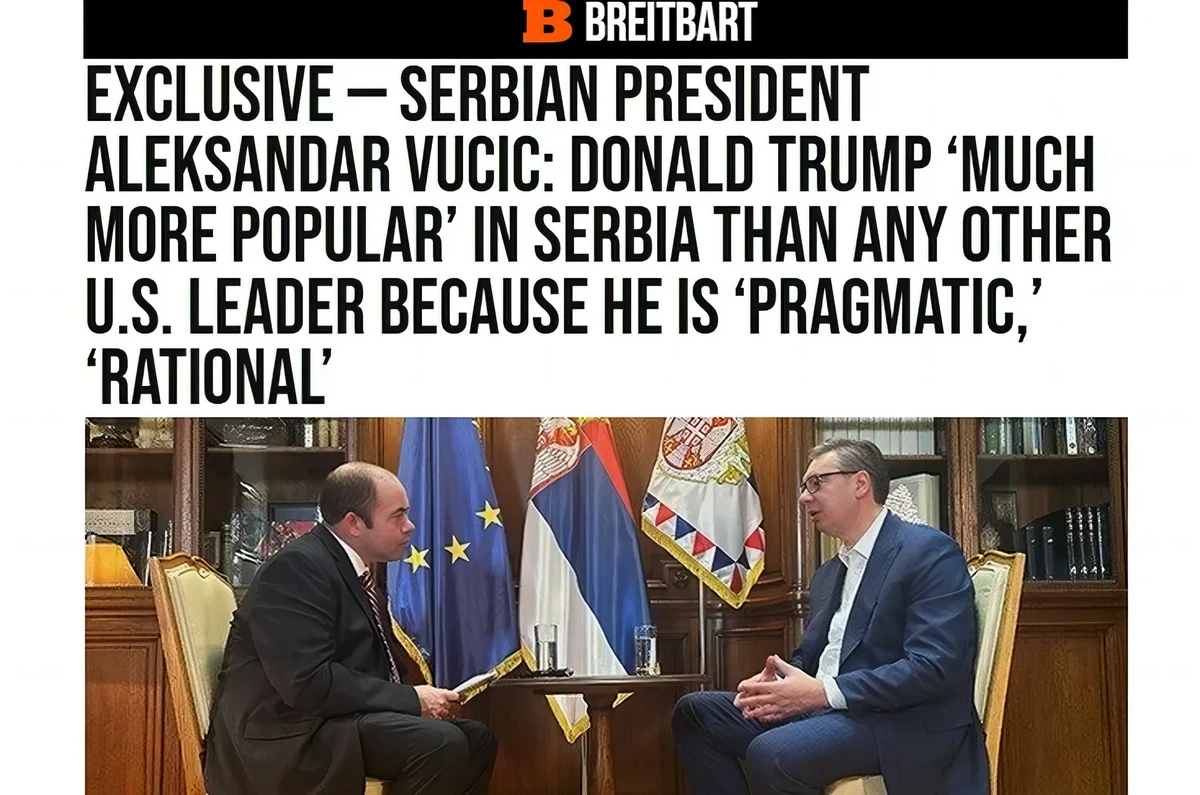 Vučić a Breitbartnak azt mondta, hogy a szerbek emlékeznek még arra, hogy Bill Clinton idején NATO-gépek jelentek meg Belgrád felett. Nem meglepő tehát, hogy a Clinton név nem feltétlenül vált ki könnyes nosztalgiát arrafelé