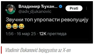 Đukanović: a hangágyú tönkretette a forradalmat 3