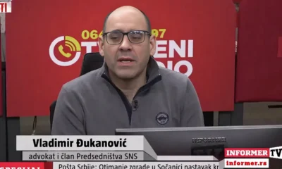 A vicceskedvű Đukanovi a Szerb Haladó Párt elnökségének tagja, aki hangágyúval kapcsolatban össze-vissza handabandázik