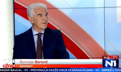 Borovic szerint a jelenlegi állami terrorizmus a kilencvenes évekre vezethető vissza: a jelenlegi vezetés igába hajtotta az intézményrendszert, a közismert szerb ügyvéd mindezt a szerbiai választásokra való készülődés előtt jelentette ki